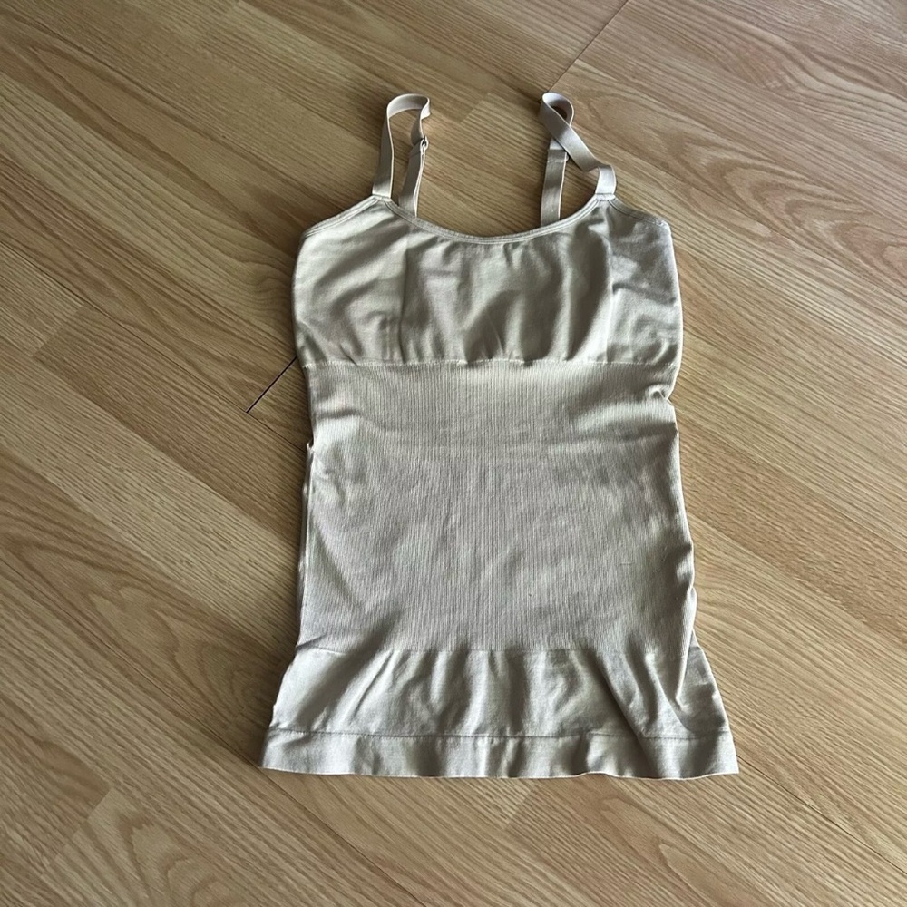 Nautica Intimates Beige Shapewear Tank Small